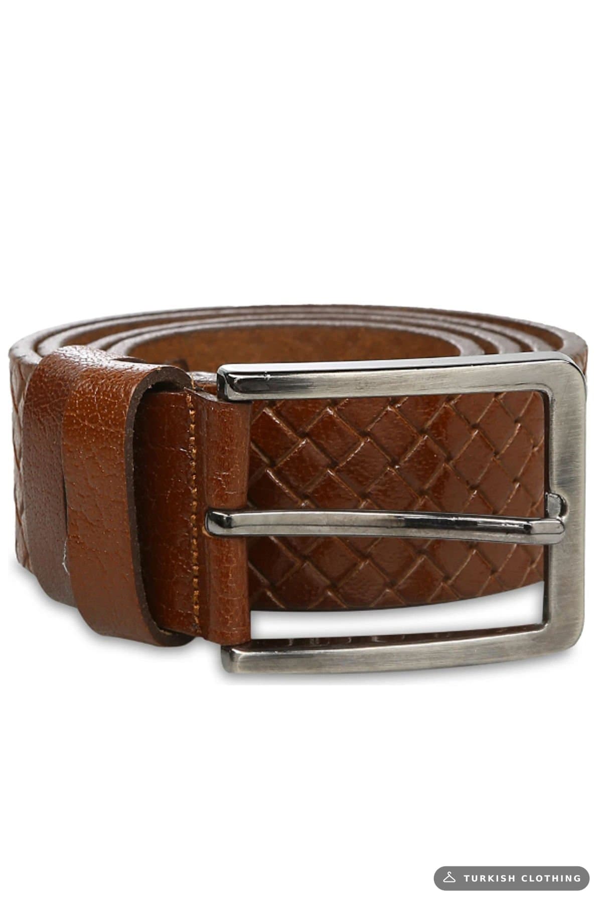 Varetta Men's Brown Plain Soft Genuine Leather Belt – wholesale Accessories by Varetta, Turkish clothing manufacturer